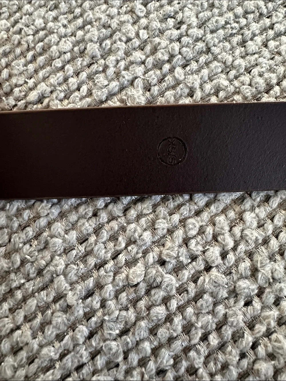 J. Crew women’s Brown Leather Belt with Gold Buckle - Picture 3 of 7